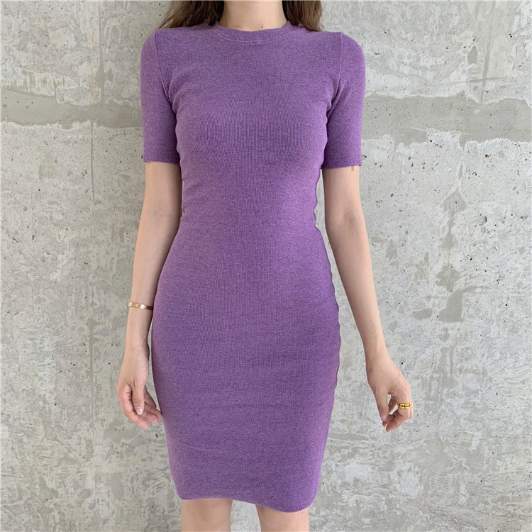 SUXI Đầm bó sát phong cách cổ điển quyến rũ cho nữ