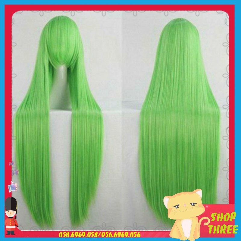 [Sẵn] Wig/tóc giả Enkidu FGO (cơ bản xanh lá cây nhạt 1m -100cm) tại MIU SHOP 03