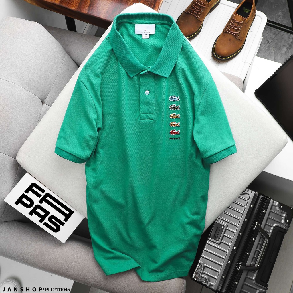 Áo Polo Cá Sấu Với Logo Được Thêu Nhiều Màu Bên Ngực Trái Đặc Sắc