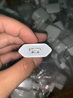 Bộ sạc dẹt chân tròn bóc máy Iphone X