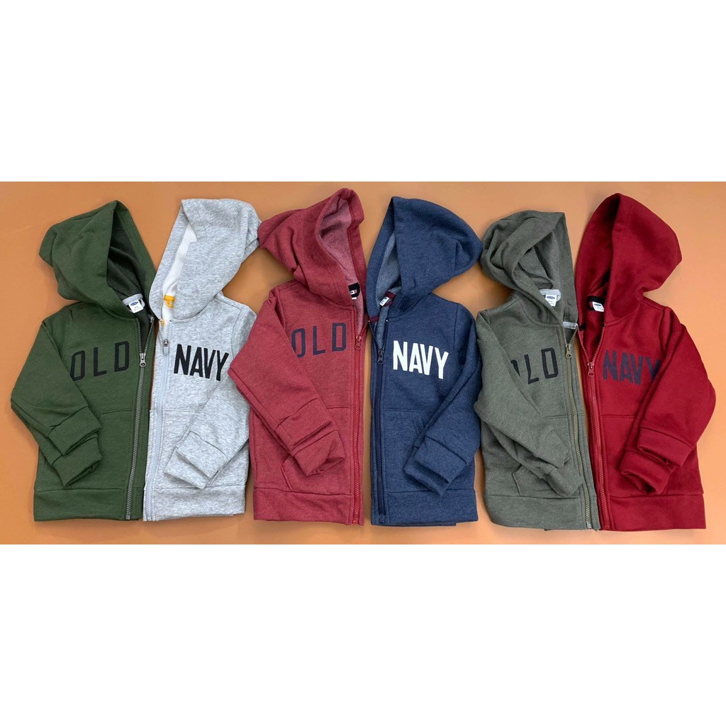 * Mã 7178: Áo khoác nỉ #Oldnavy kéo khóa có mũ bé trai. 5/6 MÀU. Hàng mới chưa on Web. Việt Nam xuất xịn