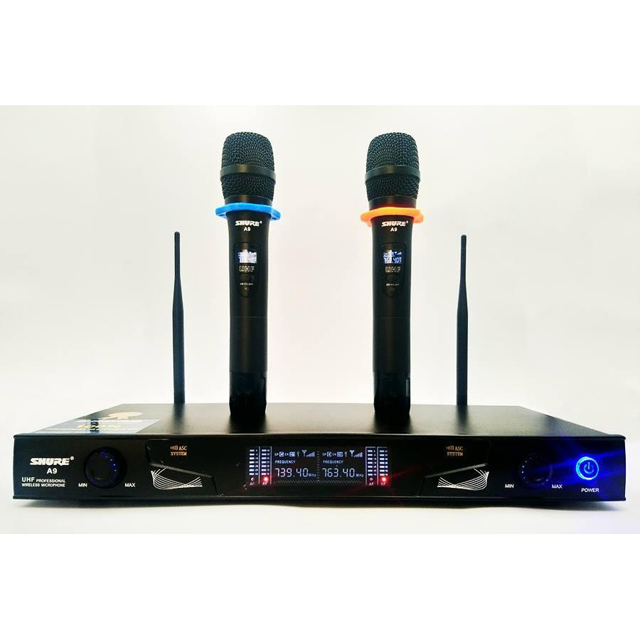 Micro karaoke không dây Shure A9 - Chống hú rít cực tốt