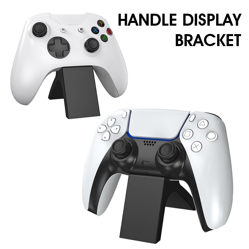 Gamepad Stander Gamepad Holder Video Game Accessories Video Games Gaming Lightweight Durable ABS Black