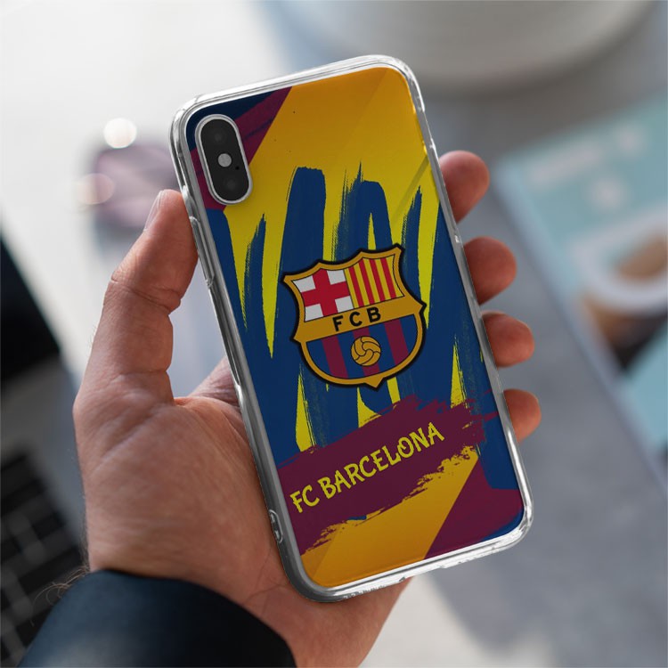 Ốp lưng logo CLB Barca FC Barcelona cho Iphone 5 6 7 8 Plus 11 12 Pro Max X Xr 85