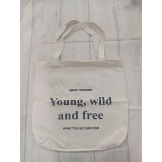 Túi vải canvas vintage Young( ngăn phụ+khoá)