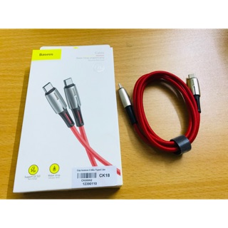 Cáp sạc nhanh 2 đầu Type C chính hãng Baseus