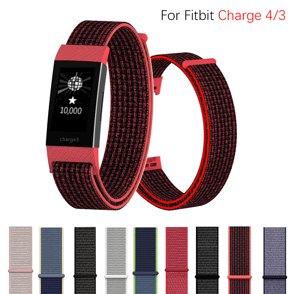 Dây Đeo Nylon Cho Đồng Hồ Thông Minh Fitbit Charge 4 / 3 / 3