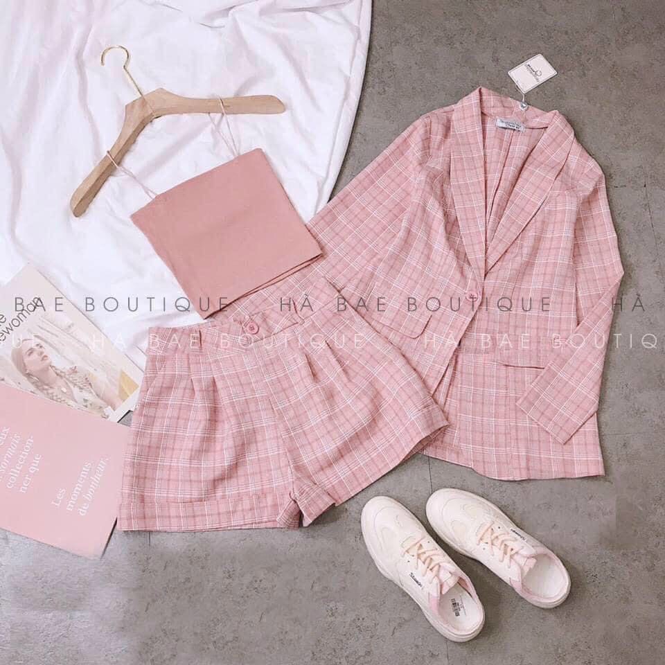 SÉT BỘ 3 MÓN KHOÁC VEST VẢI CA RÔ BỐ VÀ ÁO THUN POZIP THỜI TRANG THIẾT KẾ VESTA P120 | BigBuy360 - bigbuy360.vn