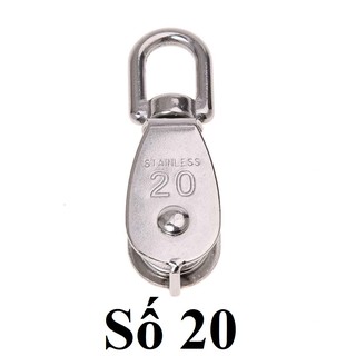 Ròng rọc INOX 304 số 20 - Tải 75kg