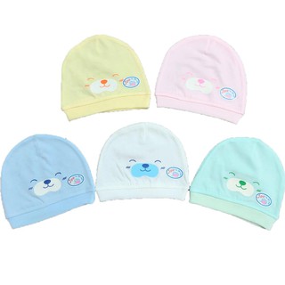 Mũ sơ sinh cotton 100% dễ thương JOU cho bé trai, bé gái, chất vải mềm, mịn, thoáng mát, hàng Việt Nam chất lượng caO
