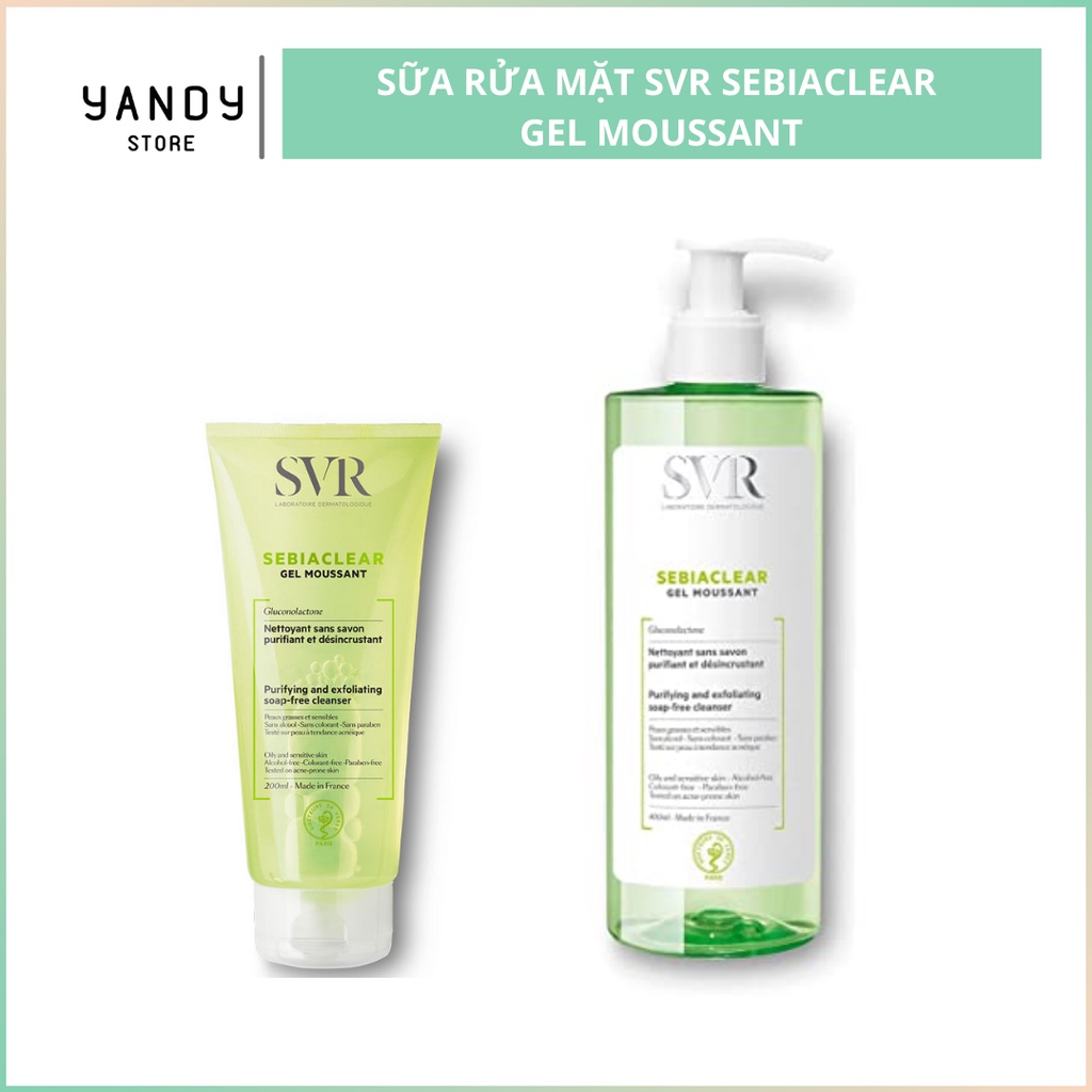 Sữa Rửa Mặt SVR Sebiaclear Gel Moussant (200-400ml) | BigBuy360 - bigbuy360.vn