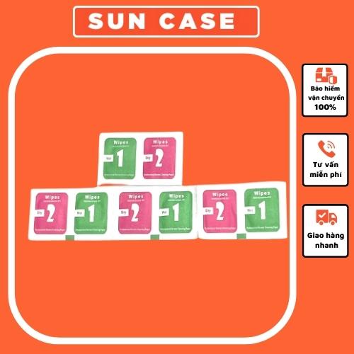 Giấy lau bụi màn hình, giấy 1-2, khăn lau bụi dán cường lực điện thoại