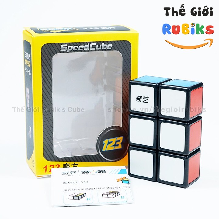 Rubik QiYi 1x2x3 Cuboid Biến Thể 6 Mặt 123.