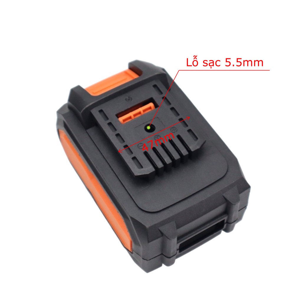 Vỏ pin 5s 2p đóng pin 10 cell 18650 loại xịn có đèn báo pin dùng cho máy khoan, máy bắt vít pin Boss HItachi