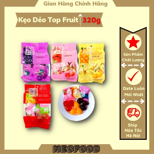 Kẹo dẻo trái cây Top Fruit Gói 320gr