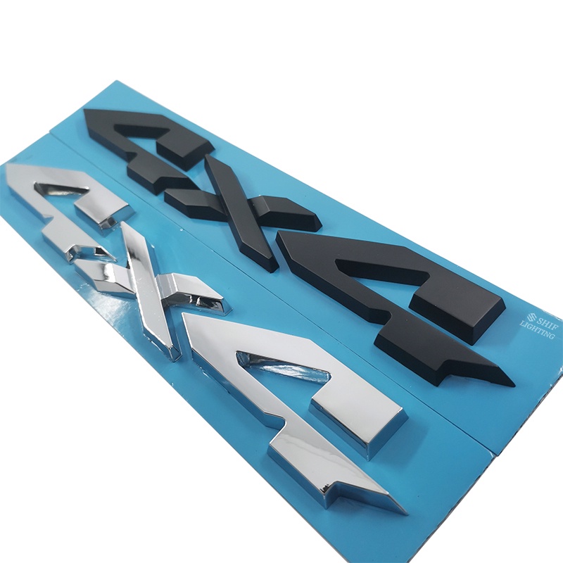 1 Miếng Dán Trang Trí Cốp Sau Xe JEEP DODGE FORD 4X4 4 X 4 Chất Liệu ABS