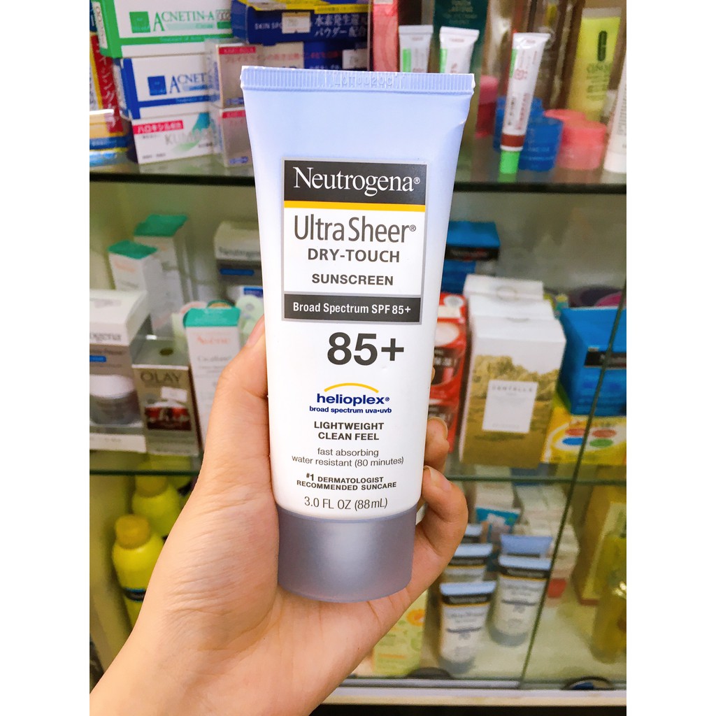 Kem Chống Nắng Neutrogena SPF 55 70 100 tuýp 88ml từ Mỹ