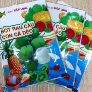 Bột rau câu con cá dẻo gói 10 gam