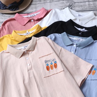 ÁO PULL CỔ POLO THÊU CÀ RỐT