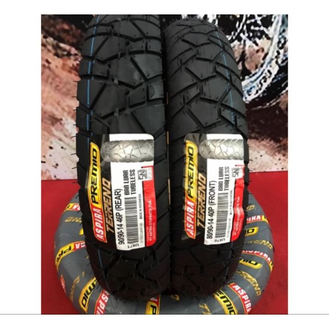 Vỏ DunLop :70-80-90/90-14 - Aspira