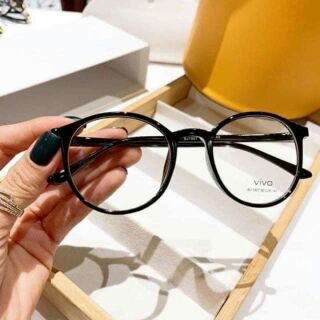 Mắt kính giả cận ngố tròn gọng dẻo thời trang phong cách Hàn Quốc
