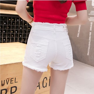 Quần Short Jeans Lưng Cao Quyến Rũ Cho Nữ