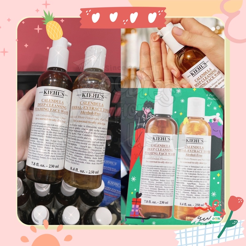 Kiehls Sữa rửa mặt Kiehl's Calendula Deep Cleansing Foaming Face Wash 230ml SALE 50% !!