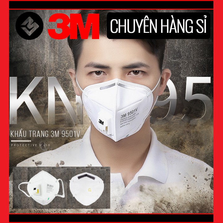 Khẩu trang chống độc và bụi 9501V - Khẩu trang lọc bụi KN95 [Combo] | BigBuy360 - bigbuy360.vn