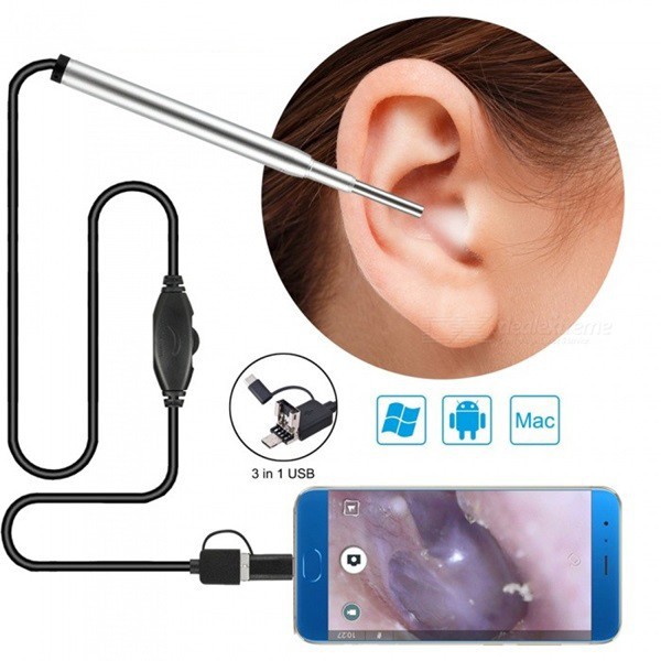 ⭐Camera nội soi y tế soi tai, mũi, họng kiêm ⭐ Máy lấy ráy tai HD Visual Earwas Clean Tool ⭐ cho hình ảnh sắc nét ..