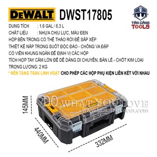 Hộp Đựng Dụng Cụ Dewalt DWST17805