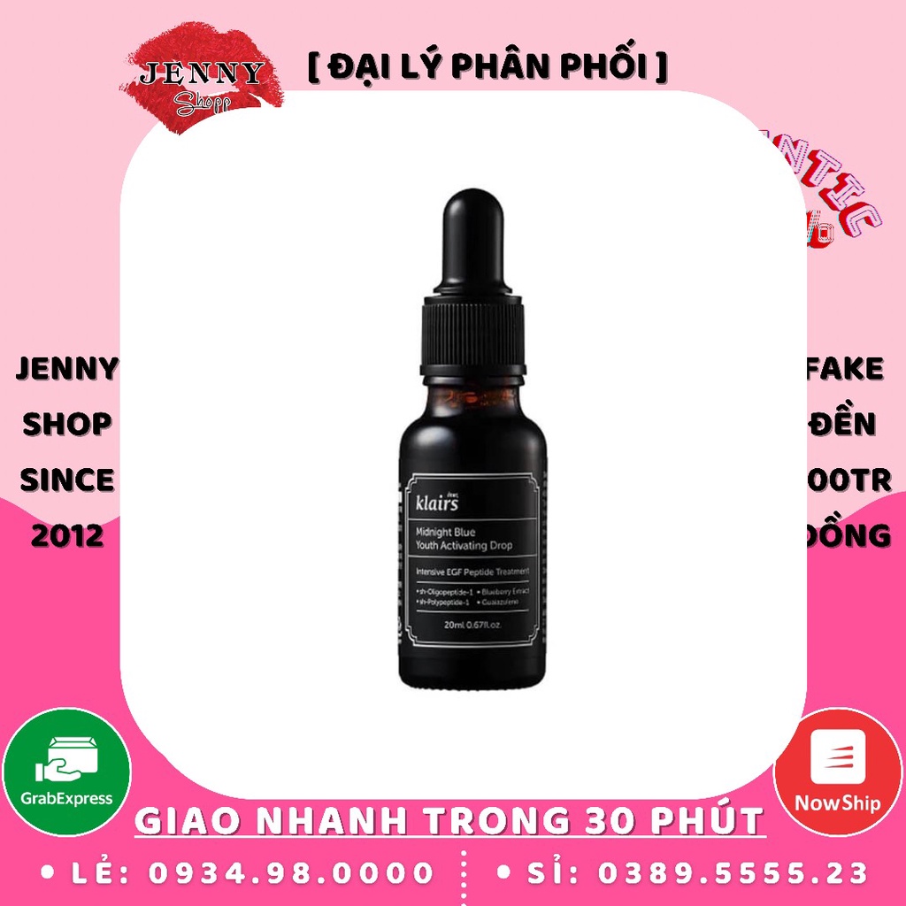 Tinh Chất Dưỡng Klairs Midnight Blue Youth Activating Drop