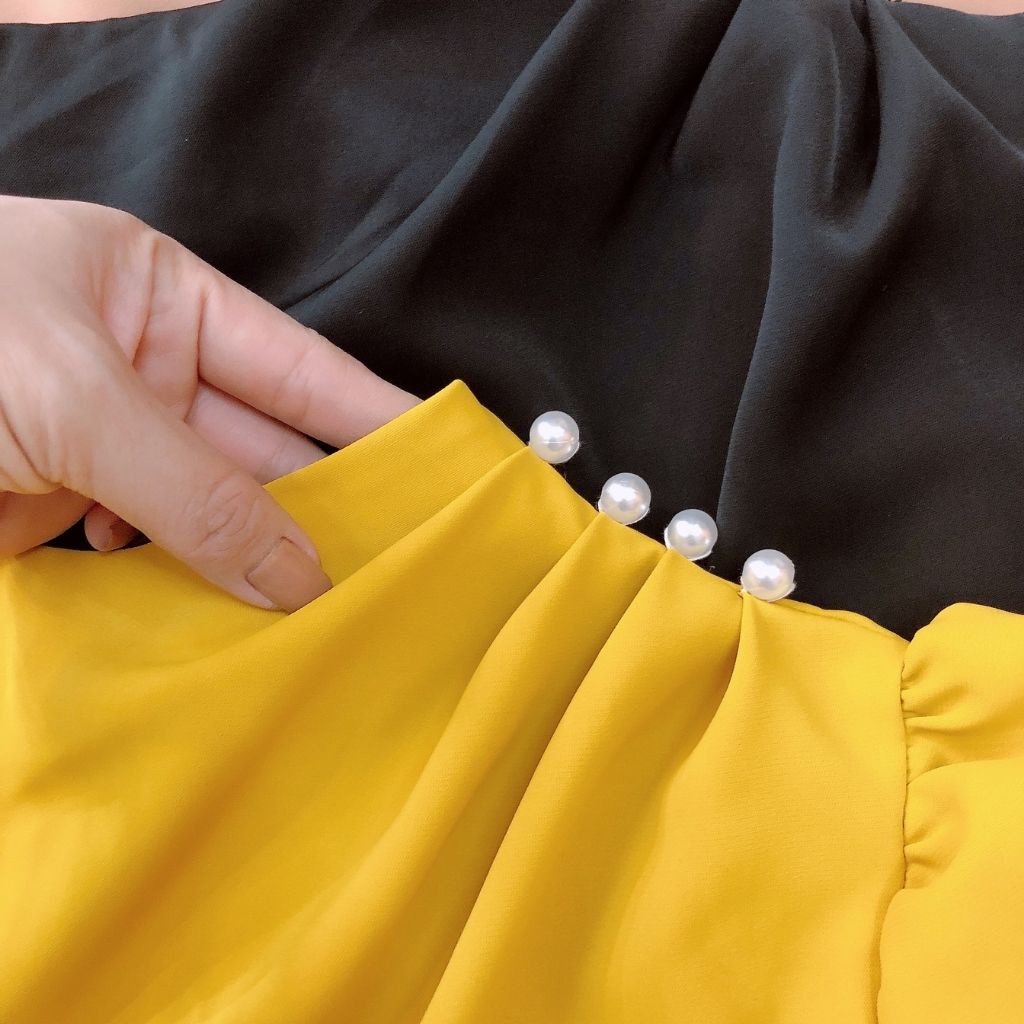 Áo kiểu công sở tay dài cao cấp, chất lụa mịn dày dặn, co giãn, mịn mát, không nhăn | BigBuy360 - bigbuy360.vn