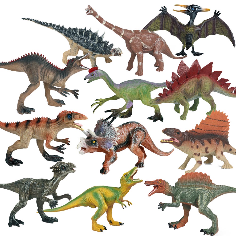 JOKFEICE Animal Figures Bộ đồ chơi khủng long bằng nhựa thực tế 12 chiếc Bao gồm Tyrannosaurus Rex, Suchomimus, v.v. Dự án Khoa học, Đồ chơi Giáo dục Học tập, Quà sinh nhật, Bánh Topper cho Trẻ em mới biết đi