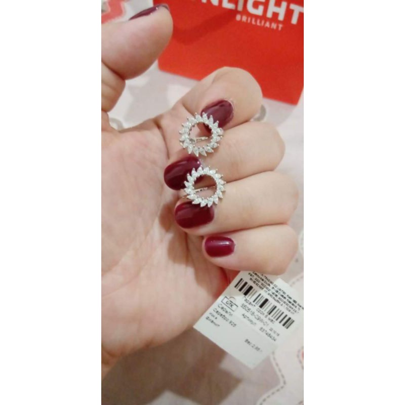 Khuyên tai bạc SUNLIGHT