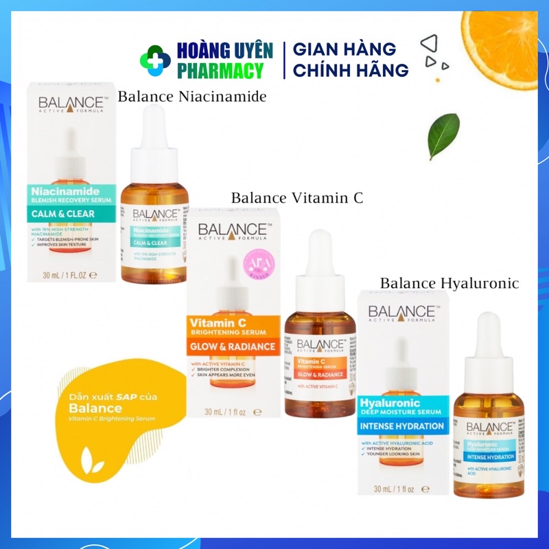 Serum sáng da mờ thâm Vitamin C Balance Active Formula 30ml