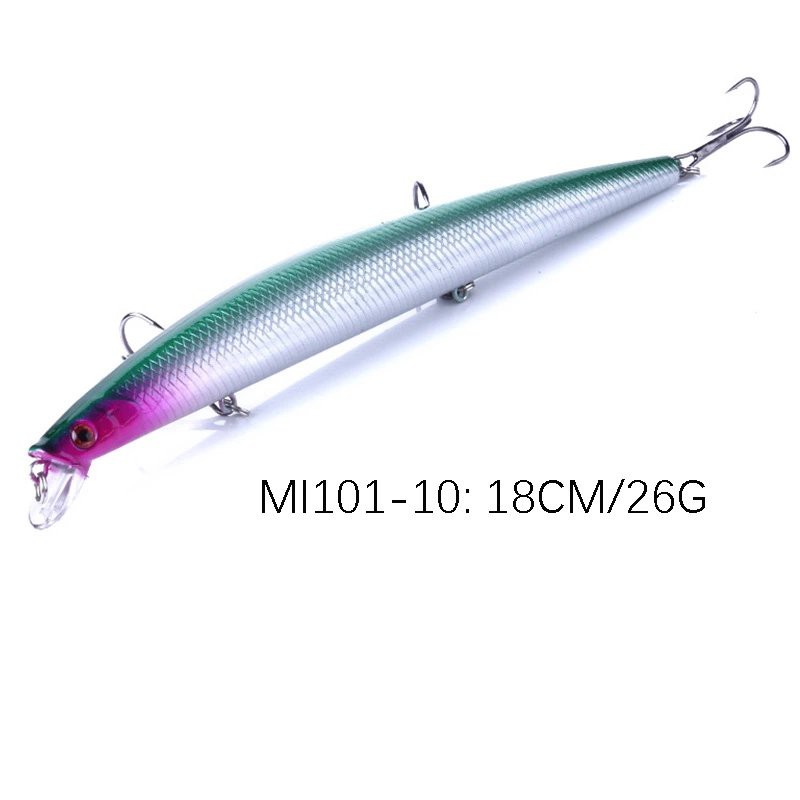 Mồi Câu lure, cá chẽm , có mú, cá ngão , cá biển dài 18cm nặng 26gr hàng tốt 3