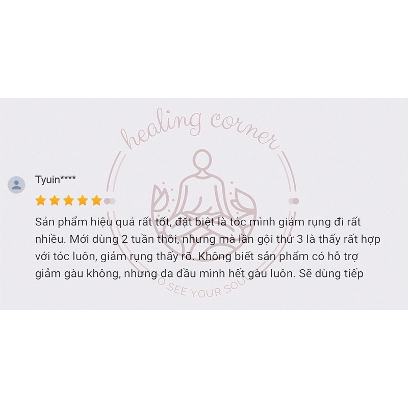 Dầu gội Bưởi giảm bết, gàu, ngứa da đầu - Healing corner