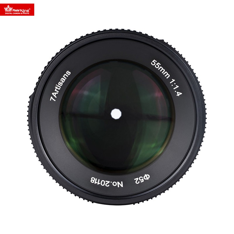Ống kính MF 7Artisans 55mm f1.4 Mark II cho Sony E, Fujifilm X, Olympus M43, Canon EOS-M và Nikon Z