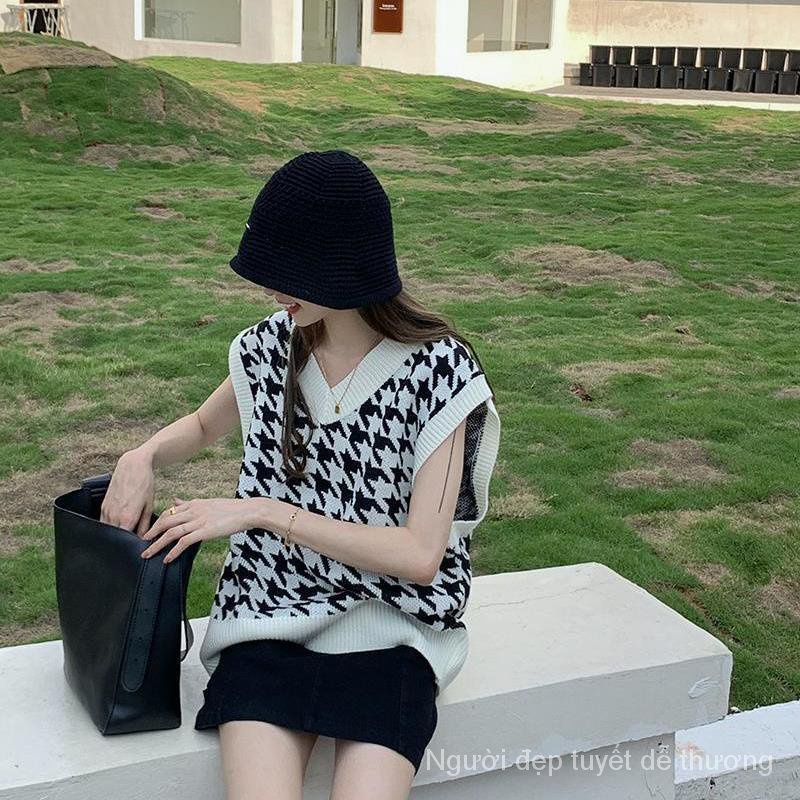 Áo len không tay dáng rộng thiết kế mới thời trang theo phong cách hàn quốc cho nữ | BigBuy360 - bigbuy360.vn