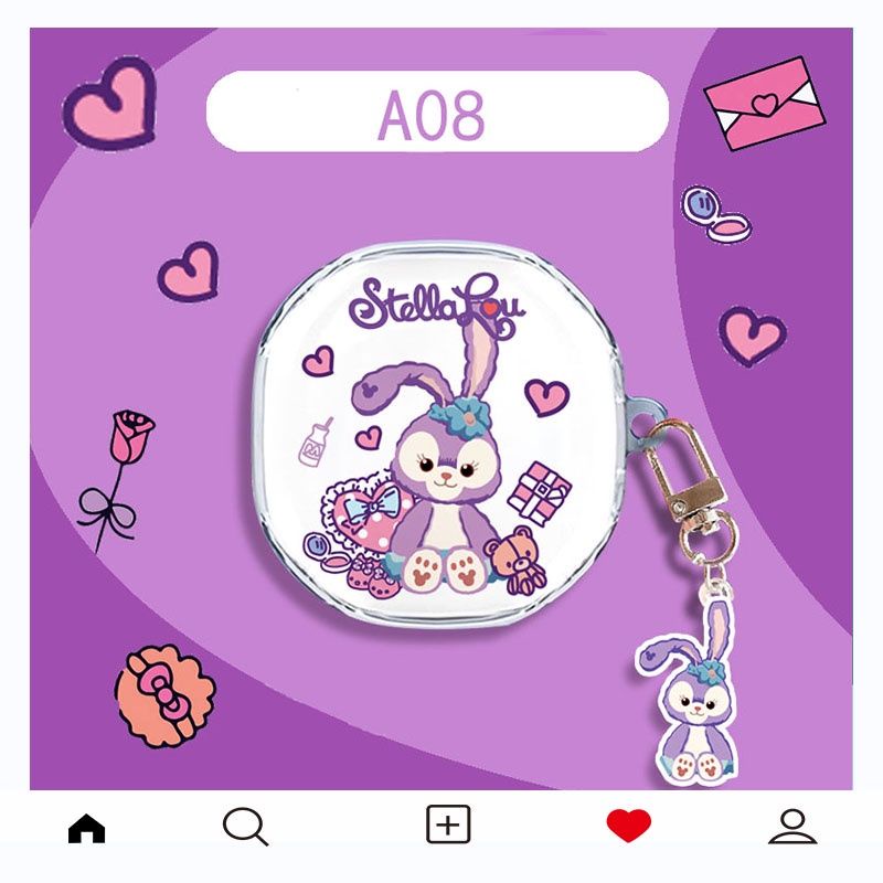 Case cho tai nghe bluetooth Baseus WM02 hoạ tiết dễ thương