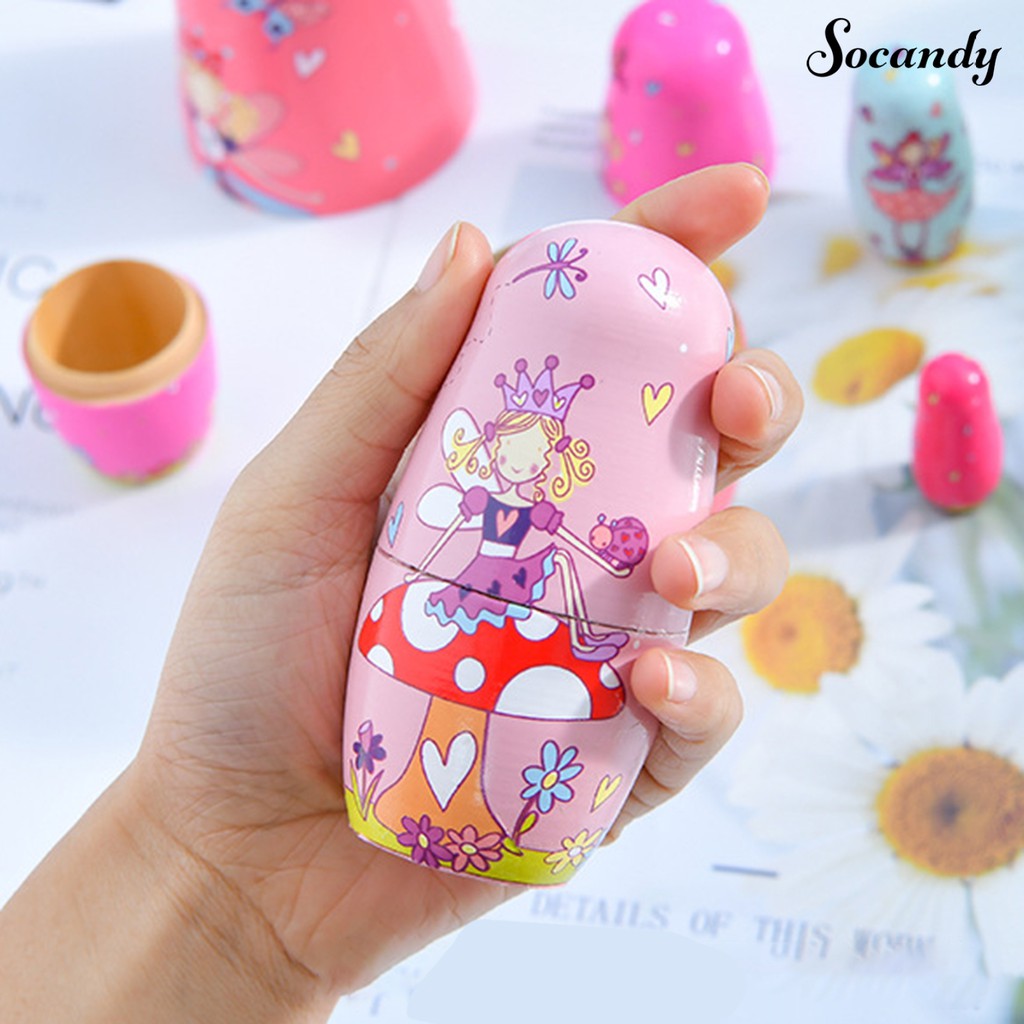 Búp Bê Matryoshka 5 Lớp Bằng Gỗ