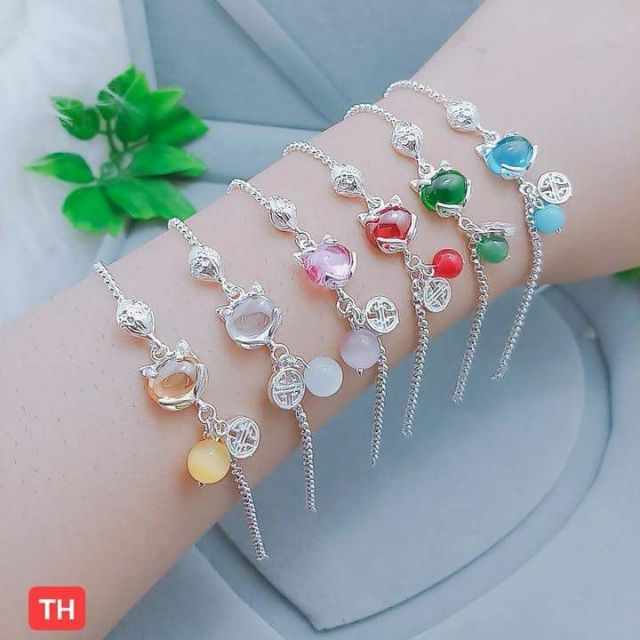 Lắc tay hồ ly bạc