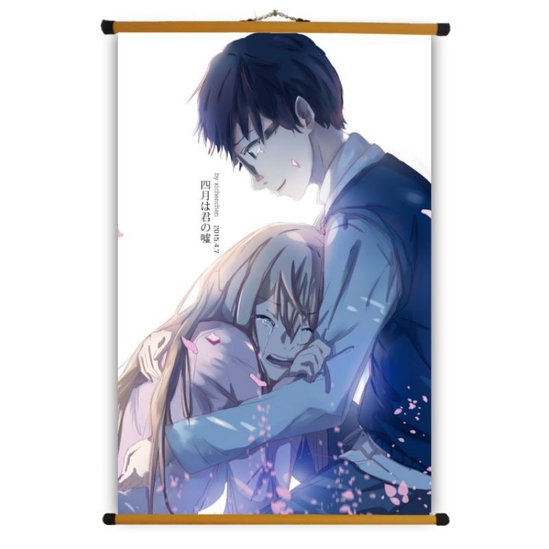 Poster Vải Anime Lời nói dối tháng Tư (Your Lie In April - Shigatsu wa Kimi no Uso)