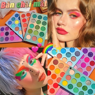  Bảng Phấn Mắt Beauty GLAZED 4 Trong 1 60 Màu Sắc Hiệu Ứng Lì/ Ánh Nhũ Lên Màu Cực Chuẩn