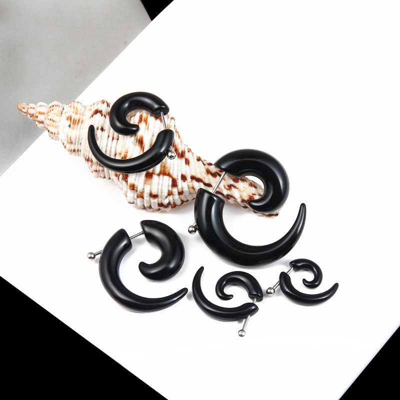 Khuyên Tai Nam Nữ Cá Tính, Khuyên Tai Horn Earrings (1 Chiếc)