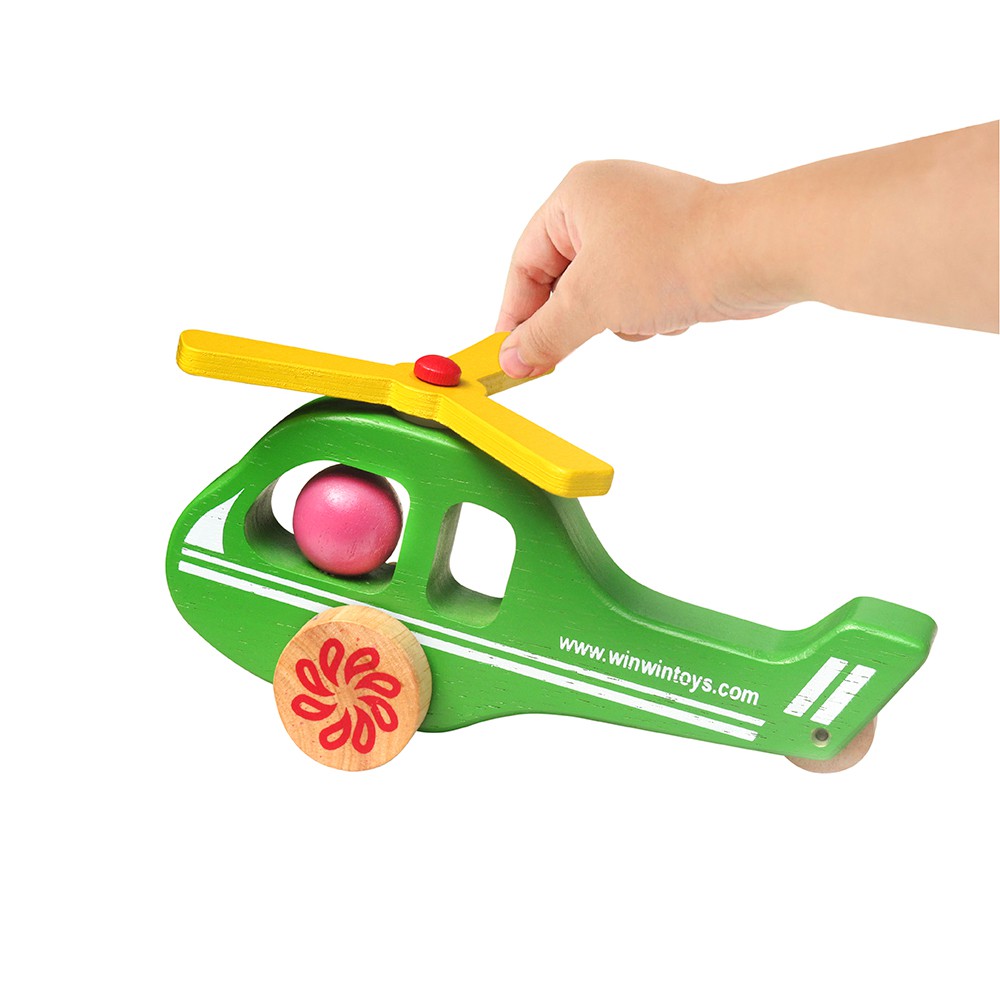 Đồ chơi gỗ Winwintoys - Máy bay trực thăng 68272