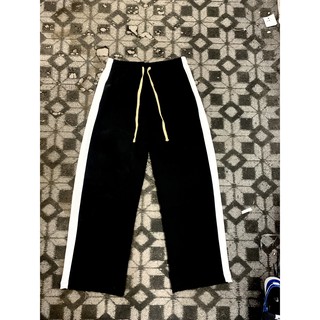 QUẦN THỂ THAO 1 SỌC TRẮNG NAM chất cotton dày dặn phong cách Hàn Quốc unisex