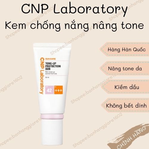 Kem Chống Nắng CNP Laboratory Tone-Up Protection Sun Spf 42 PA (Bill Hàn- Có SẴN)