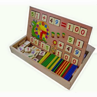 Bảng gỗ cho bé học toán kiểu mới