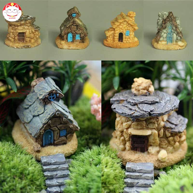 Mô hình nhà mini làm tiểu cảnh làm tiểu cảnh terrarium